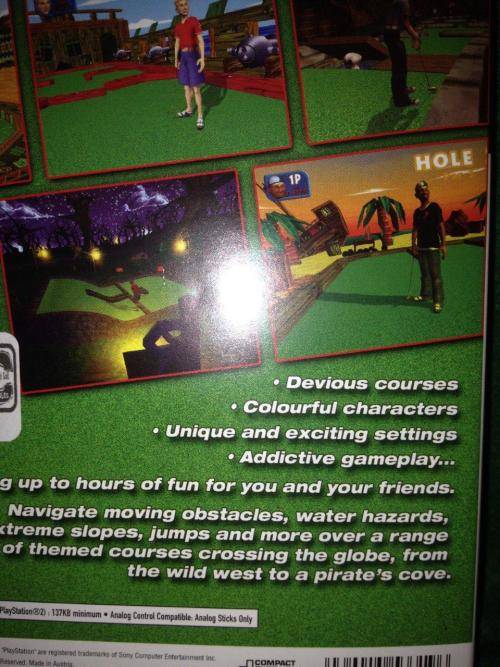 PS2 - Crazy Golf World Tour