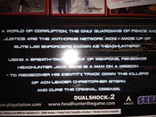 PS2 - Headhunter