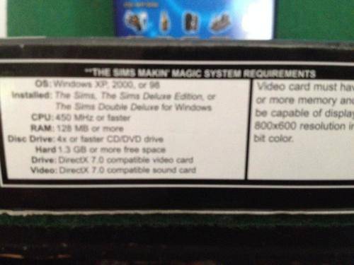 PC - The Sims - Makin Magic - Expansion Pack