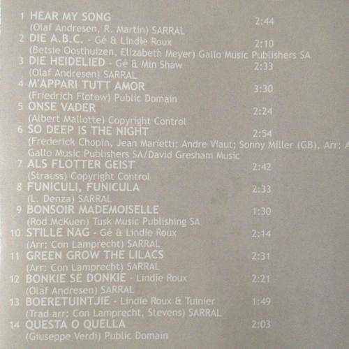 CD - Ge` Korsten - Sing Treffers uit Hoor My Lied