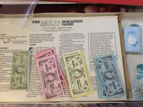 The Mad Magazine Board Game - Parker Brothers 1979