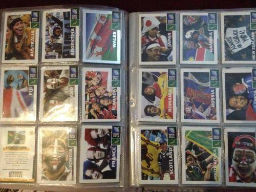 Job Lot: Rugby World Cup Collector Cards 1995,2007 + 2011 - 193 Cards near Complete