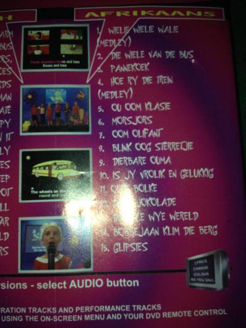 DVD - Karaoke Kidz Volume 1 - English & Afrikaans