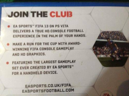 PSVITA - FIFA 13 (new sealed)