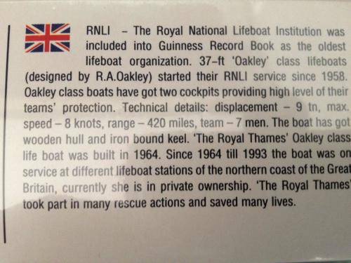 Alanger - `The Royal Thames` Oakley Class Lifeboat - Scale 1:48 Scale - Plastic Model 48001 Kit