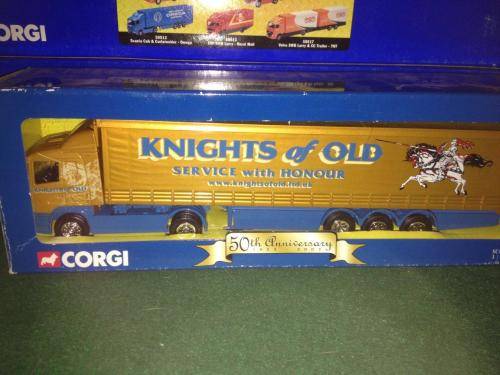 Corgi Super Haulers - Scania Curtainside - Knights of Old - 50th Anniversary 1953-2003 1:64 Scale (N