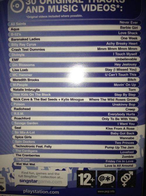 PS2 - Singstar 90's