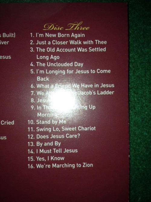 CD - 50 Old Time Southern Gospel A Cappella Quartet Favorites (3cd)