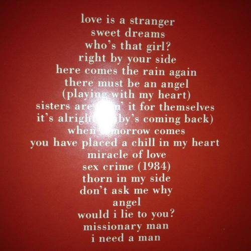 CD - Eurythmics - Greatest Hits