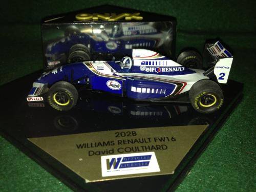 ONYX - 202B Williams Renault FW16 David Coulthard (F1 Formula One)