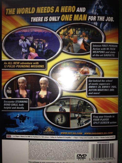 PS2 - James Bond 007 in... Agent Under Fire - Playstation 2