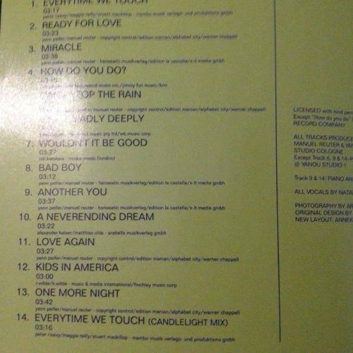 CD - Cascada - Everytime We Touch