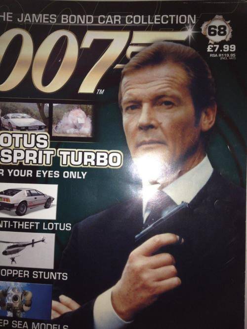 Lotus Espirit Turbo - For Your Eyes Only - James Bond Car Collection no68 1:43 Scale Die Cast