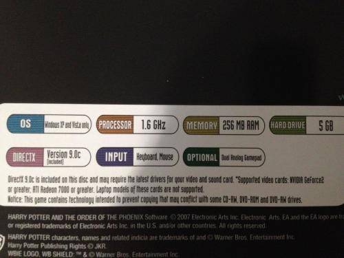 PC - Harry Potter and the Order of The Phoenix