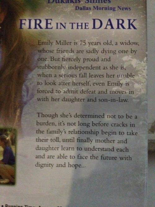 DVD - Fire In The Dark - Dukakis Wagner Stapleton