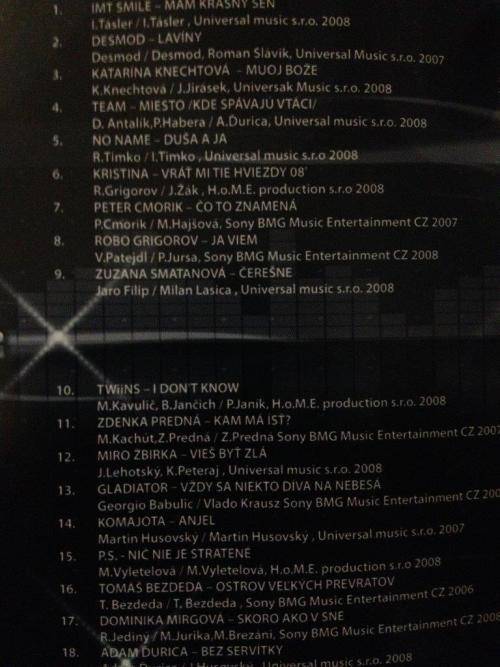 CD - Sky Hity 2008
