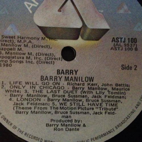 LP - Barry Manilow - Barry