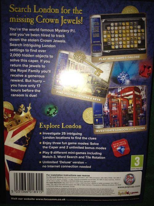 PC - Mystery P.I. - The London Caper - Hidden object Game -