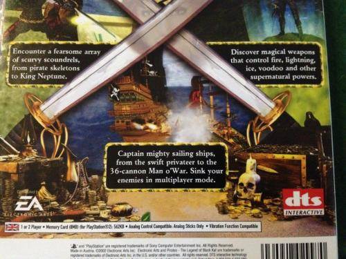 PS2 - Pirates - The Legend of Black Kat