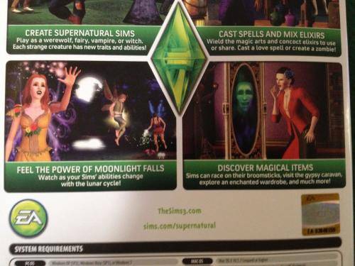 Pc - The Sims 3 - Supernatural Expansion Pack