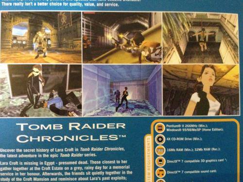 PC - Tomb Raider Chronicles