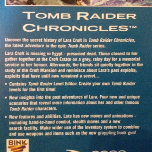 PC - Tomb Raider Chronicles