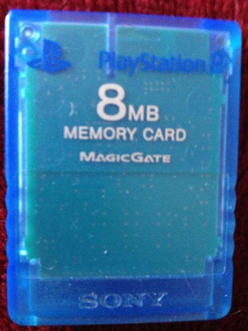 PS2 - Official Sony 8 MB Memory Card Blue