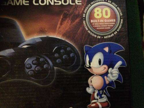 SEGA Mega Drive Classic Game Console c/w 80 Built in Games - compatible with Mega Drive Cartridges