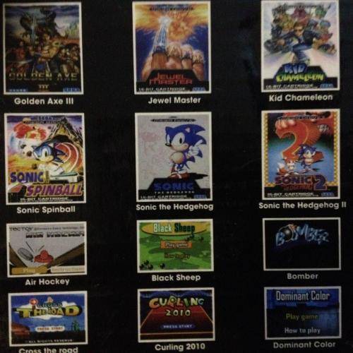 SEGA Mega Drive Classic Game Console c/w 80 Built in Games - compatible with Mega Drive Cartridges
