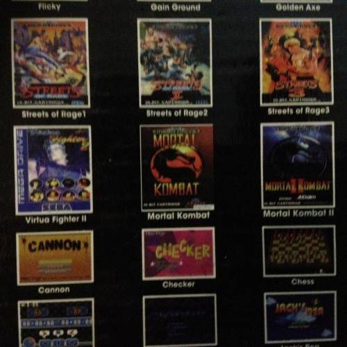 SEGA Mega Drive Classic Game Console c/w 80 Built in Games - compatible with Mega Drive Cartridges