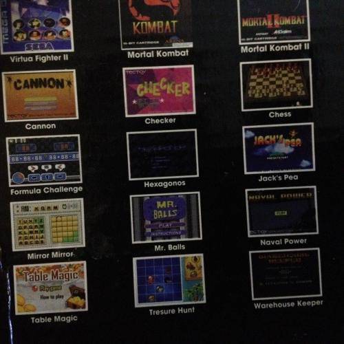 SEGA Mega Drive Classic Game Console c/w 80 Built in Games - compatible with Mega Drive Cartridges