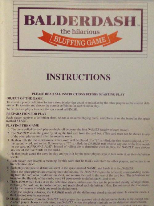 Balderdash - The Hilarious Bluffing Game - Arlenco Toys and Games (Hasbro)