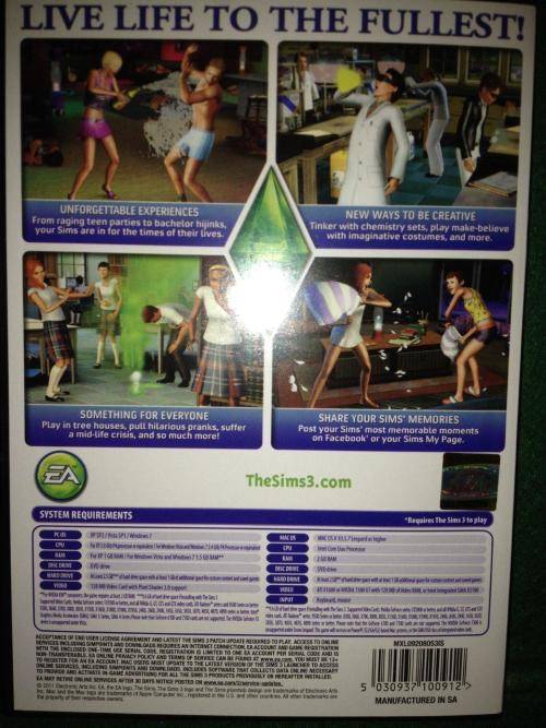 PC - The Sims 3 - Generations - Expansion Pack