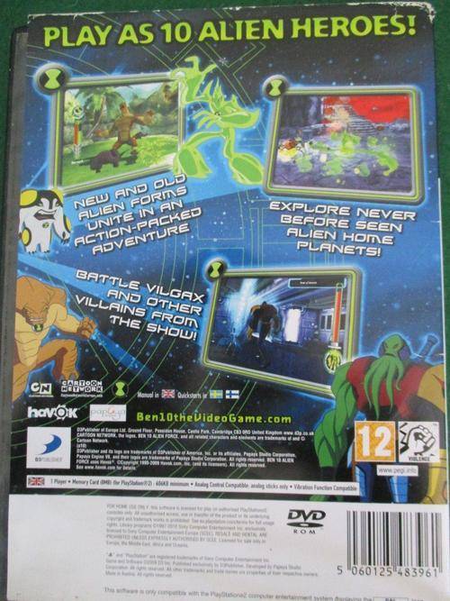 PS2 - Ben 10 Alien Force - Vilgax Attacks