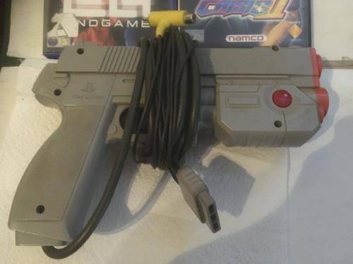 PS2 - G-Con45 Light Gun Time Crisis II & Engame Bundle - See description