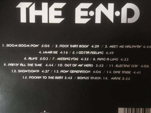 CD - Black Eyed Peas - The End