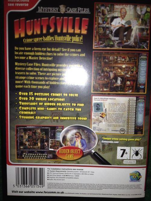 PC - Mystery Case File - Huntsville - Hidden Object Game