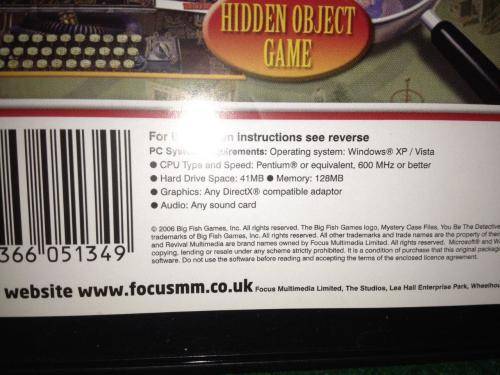 PC - Mystery Case File - Huntsville - Hidden Object Game
