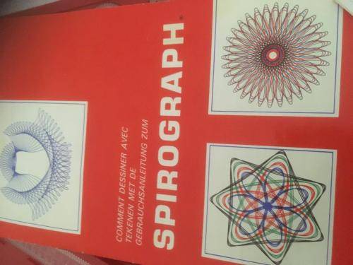 Old Vintage Spirograph  circa 1970's (incomplete)