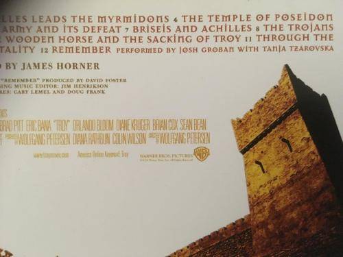 CD - Troy Music from the Motion Picture