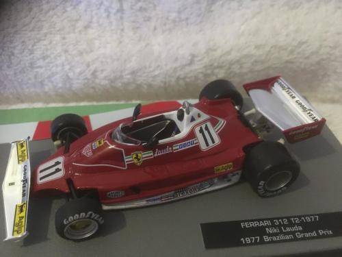 Ferrari 312 T2-1977 Niki Lauda Brazilian GP -  F1 Car Collection 1:43 Scale Die Cast