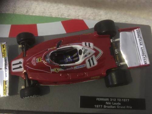 Ferrari 312 T2-1977 Niki Lauda Brazilian GP -  F1 Car Collection 1:43 Scale Die Cast