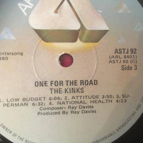 L.P. - The Kinks Live - " One For The Road "