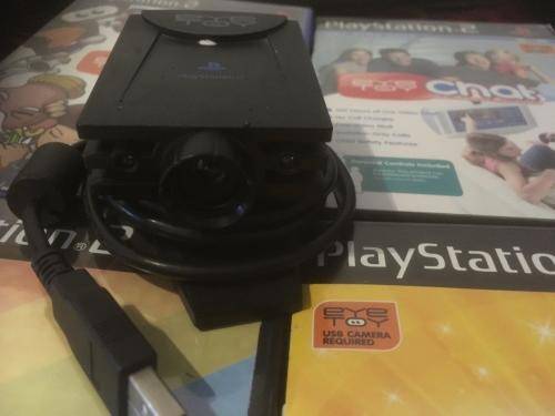 PS2 - Eyetoy Camera  + 3 games & Eyetoy Chat