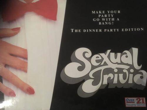 Sexual Trivia - The Dinner Party Edition - Over 21 Naughty Games