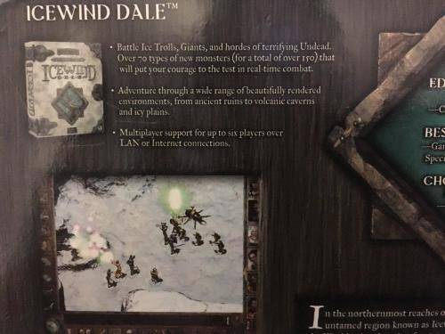 PC - Icewind Dale The Collection (Big Box Game Windows 95)