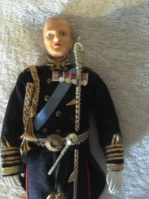 Vintage Peggy Nesbit Queen Elizabeth 1953 Coronitaion Dolls set of 3 see pics and description