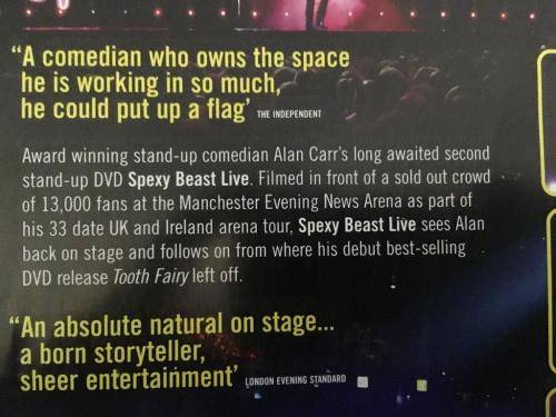 DVD - Alan Carr - Spexy Beast - Live