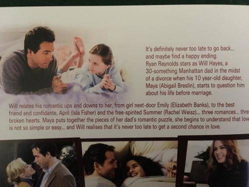 DVD - Definitely Maybe - Reynolds, Fisher, Breslin, Banks, Weisz