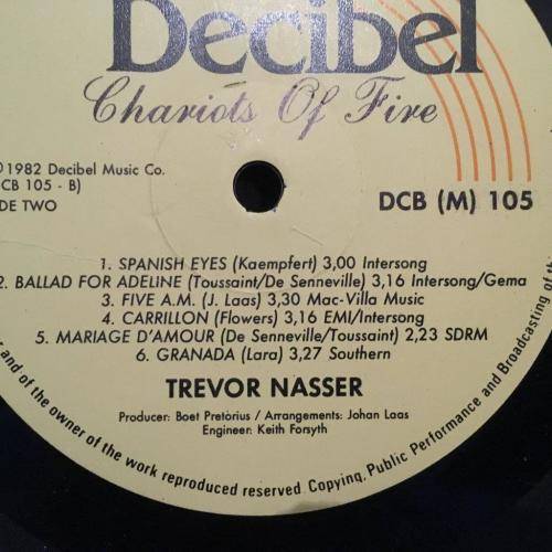 LP - Trevor Nasser - Chariots of Fire